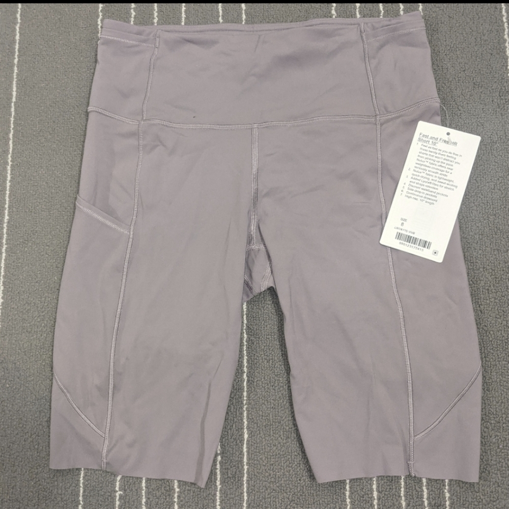Lululemon Fast and Free short 10" non reflective